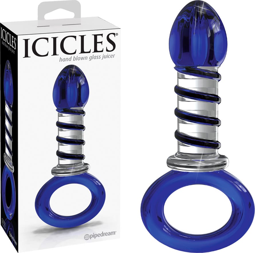 Pipedream Icicles No 81 | Plug anal en verre torsadé
