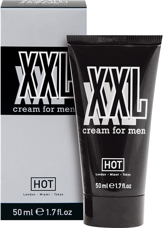 HOT XXL | Crème de masturbation aux extraits de ginkgo et de jojoba