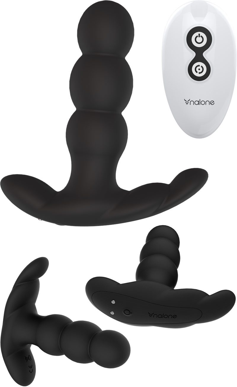 Nalone Pearl | Stimulateur anal vibrant et rotatif | Télécommandé