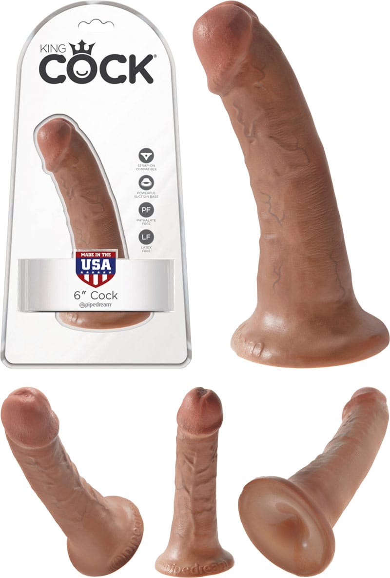 Pipedream King Cock RealDeal | Petit godemichet réaliste brun clair