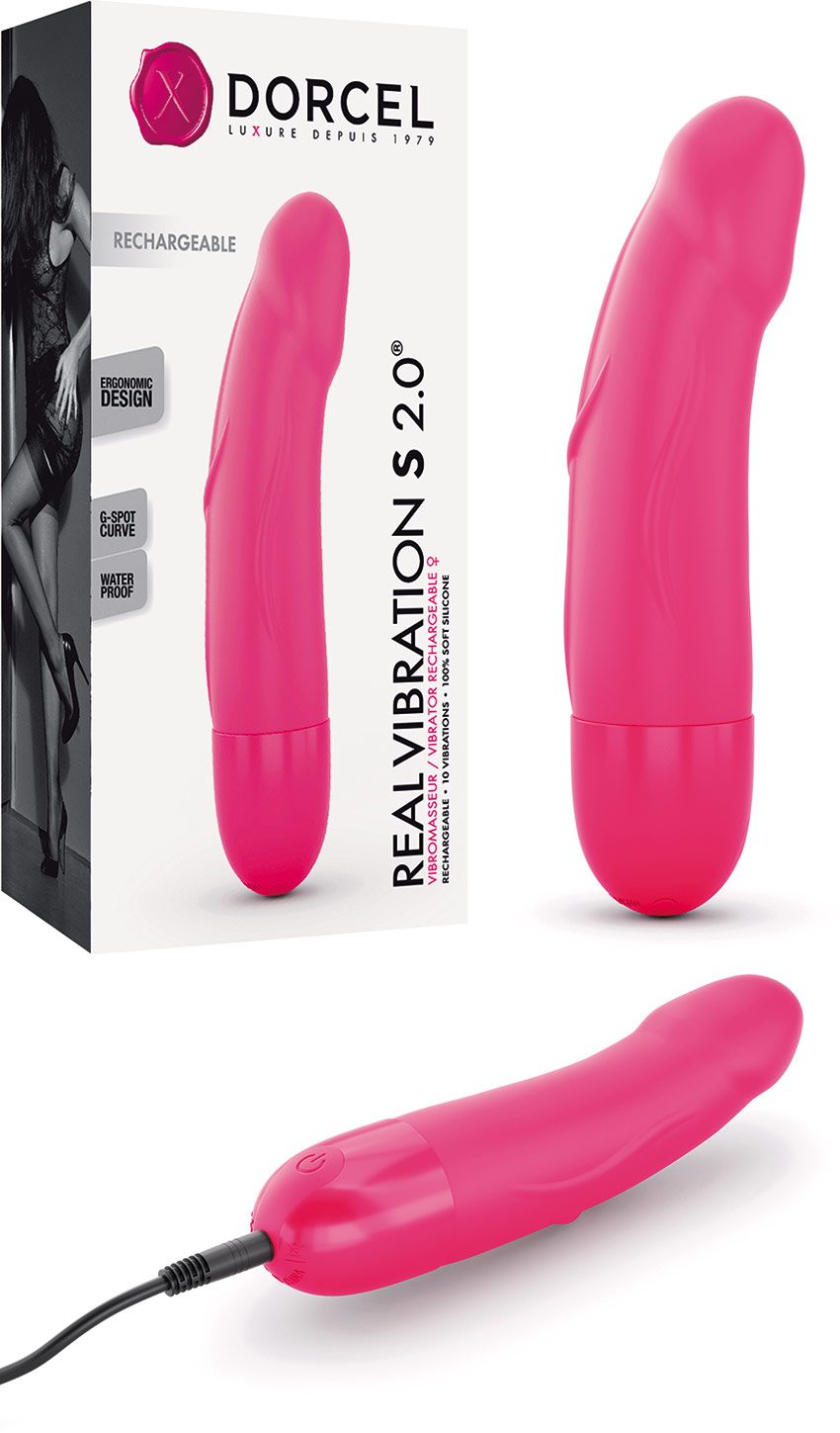 Dorcel Real Vibration S 2.0 | Kleiner realistischer Vibrator | Magenta