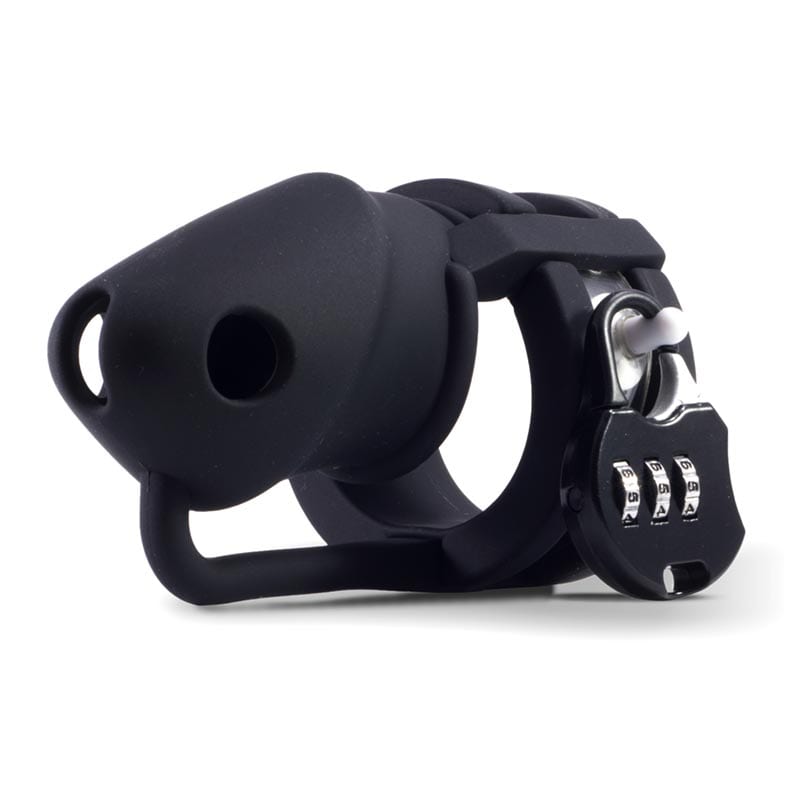 Lock a Willy | Cage de chasteté en silicone doux | Avec cadenas