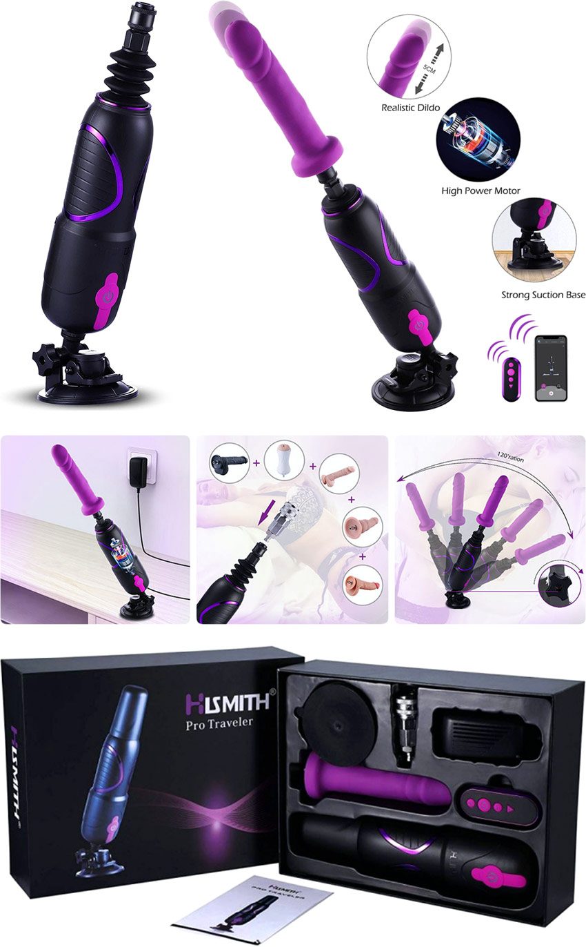 Hismith Pro Traveler 2.0 HS18-APP | Machine sexuelle portable