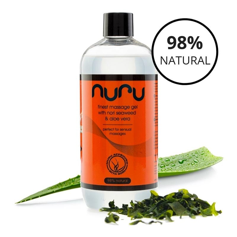 Nuru | Gel de massage aux algues Nori et à l'aloe vera | 1 litre