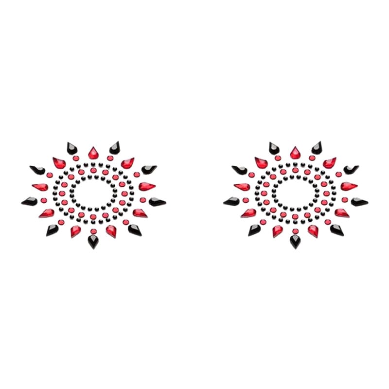 Petits Joujoux Gloria - Décorations pour seins - Noir & rouge