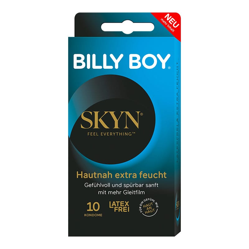 Billy Boy Skyn Hautnah Extra Feucht | 10 Préservatifs extra lubrifiés sans latex