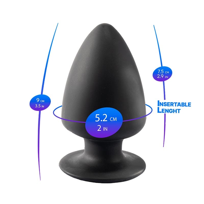 Silex-D Modèle 1 - S | Plug anal silicone bi-densité thermoréactif