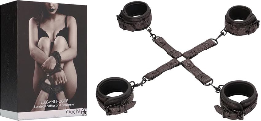 Ouch! Elegant Hogtie | Attaches pour poignets et chevilles