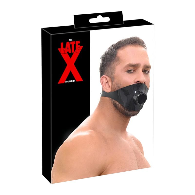 The Late X Collection | Latex-Mundknebel mit Mundrohr