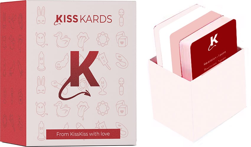 KissKiss.ch KissKards | Erotisches Kartenspiel | 90 Karten