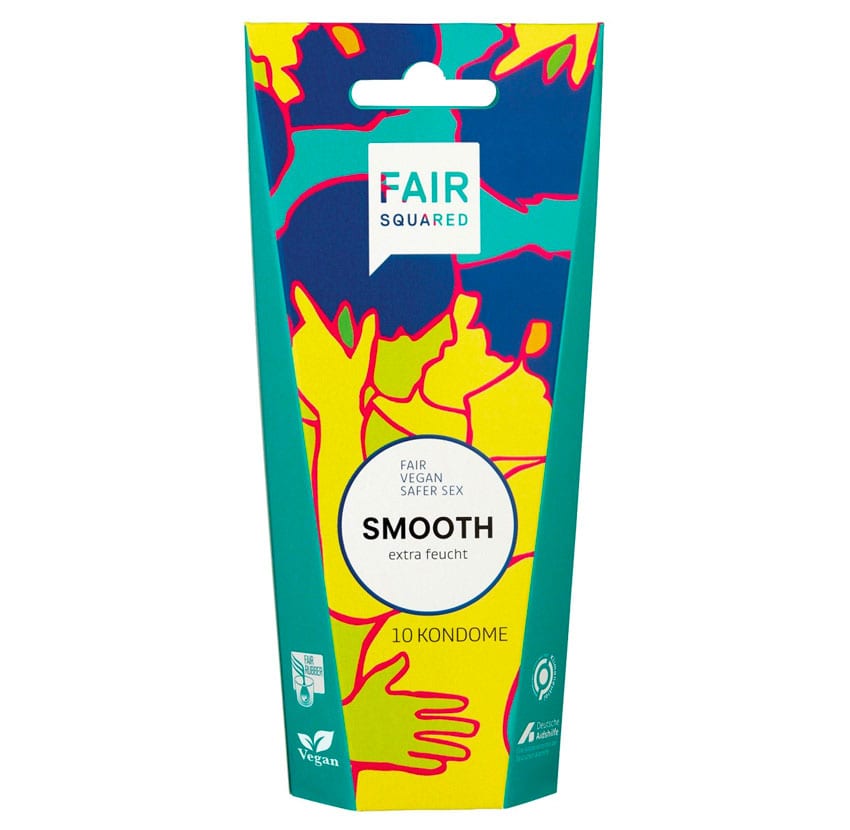 Fair Squared Smooth | Préservatifs en latex | Vegan & Fair Trade