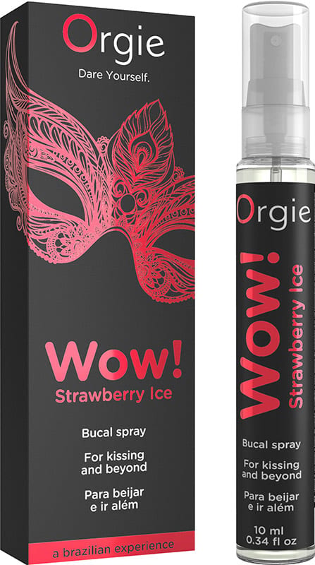 Orgie Wow! Strawberry Ice | Stimulierendes Mundspray | 10 ml