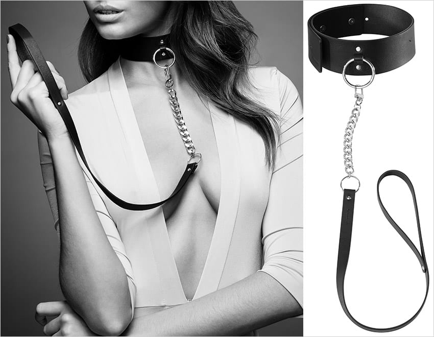 Bijoux Indiscrets Maze - Collier avec laisse | Collier BDSM