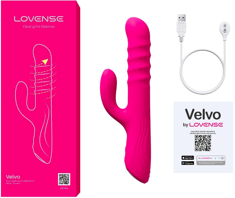 Lovense Velvo | Rotierender Rabbit-Vibrator | iOS/Android
