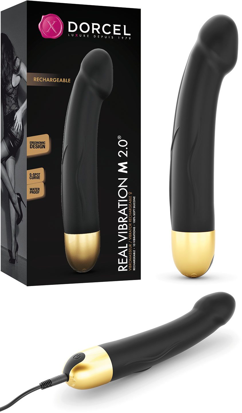 Dorcel Real Vibration M 2.0 | Vibromasseur réaliste | Noir