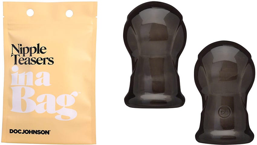 Doc Johnson Nipple Teasers in a Bag | Aspire-tétons noir transparent