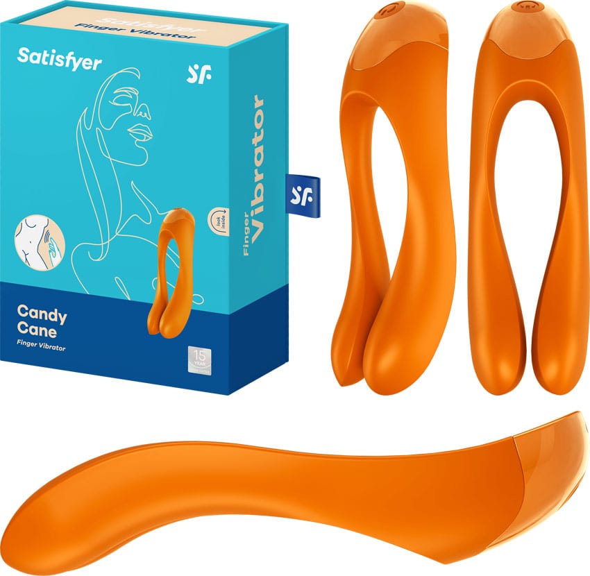 Satisfyer Candy Cane | Vibromasseur pour couple | Homme et femme