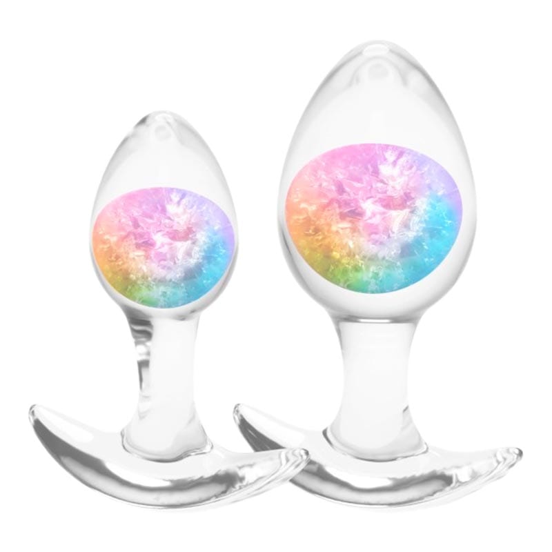 NS Novelties Glams Cosmic | 2er-Set Analplugs aus Silikon