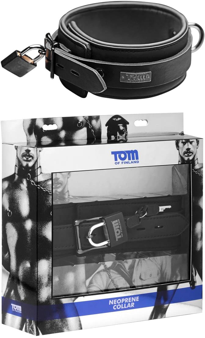 Tom of Finland sicheres Halsband aus Neopren