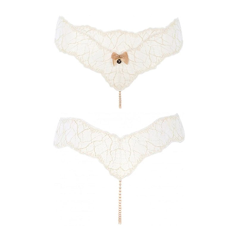 Bracli Sydney Single | Panty à perles stimulantes | Couleur ivoire