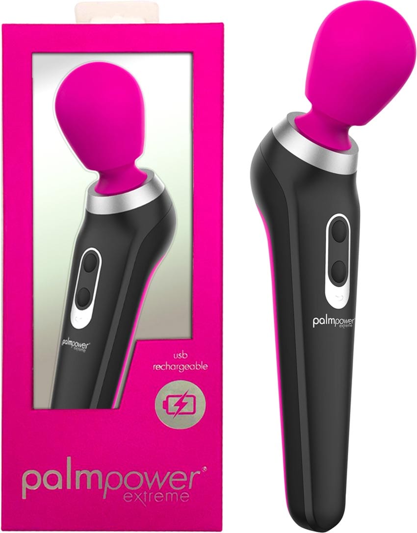 PalmPower Extreme | Vibromasseur très puissant | Noir & fuschia