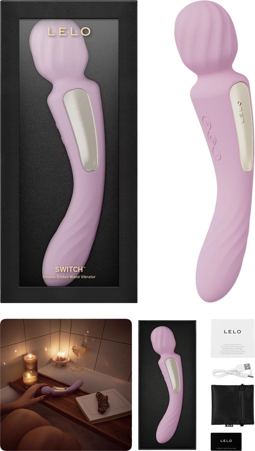 LELO Switch | Vibrator und Vibrationsstab | Rosa