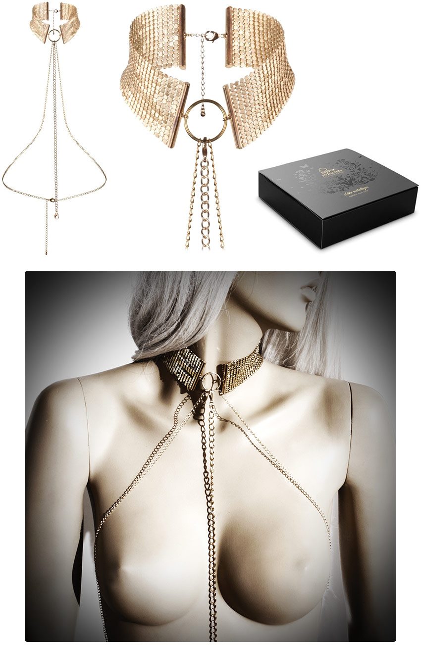 Bijoux Indiscrets Désir Métallique | Erhabene goldfarbene Halskette
