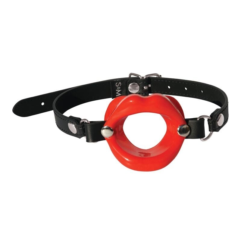 Sex & Mischief Red Lips aus Silikon - Mundknebel Online Kaufen - Kiss Kiss