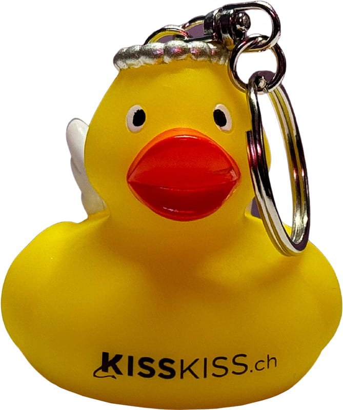 KissKiss.ch | Schlüsselanhänger mit einer gelben Ente