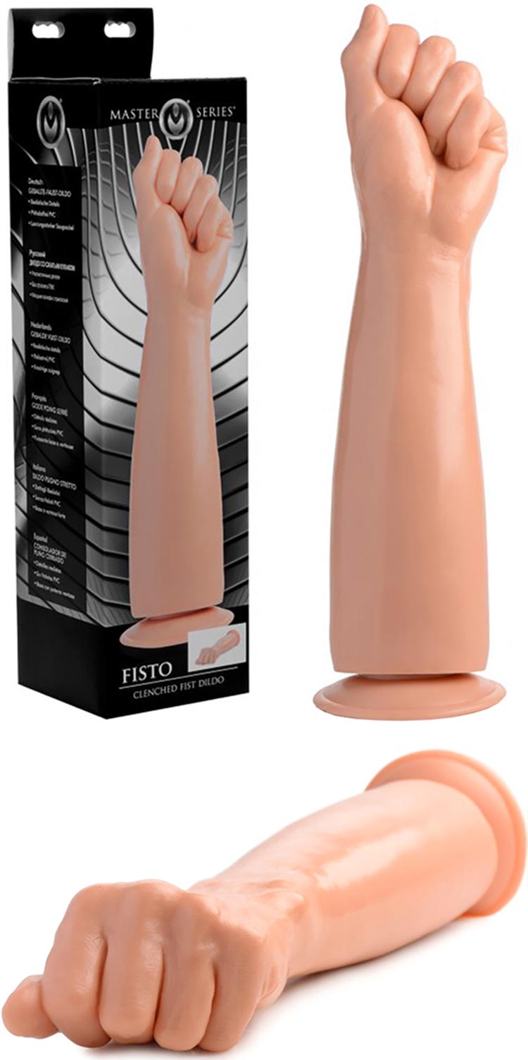 Master Series Fisto | Gode en forme d'avant-bras avec poing fermé