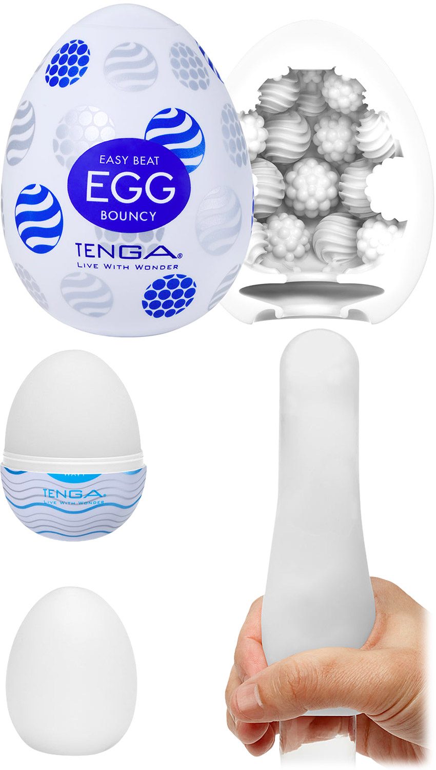 Tenga Egg Bouncy | Masturbator | Stimulierungshülle für Penis
