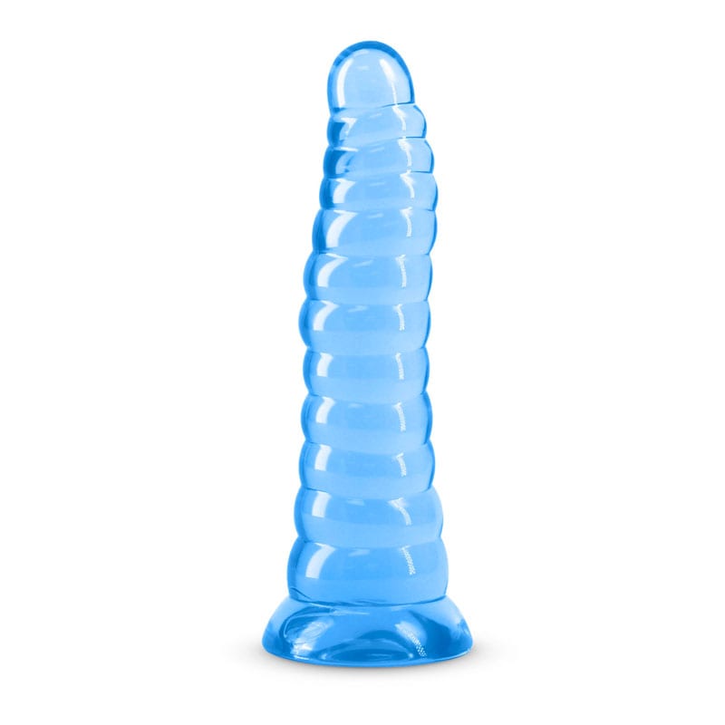 NS Novelties Fantasia Nymph | Gedrehter Dildo | Translucent Blue