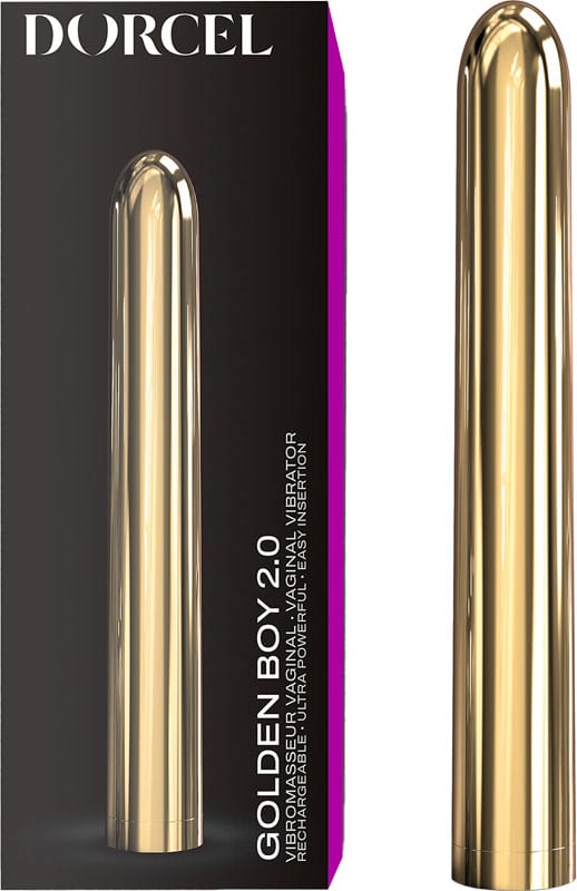 Dorcel Golden Boy 2.0 | Sublime vibromasseur de type bullet | Doré