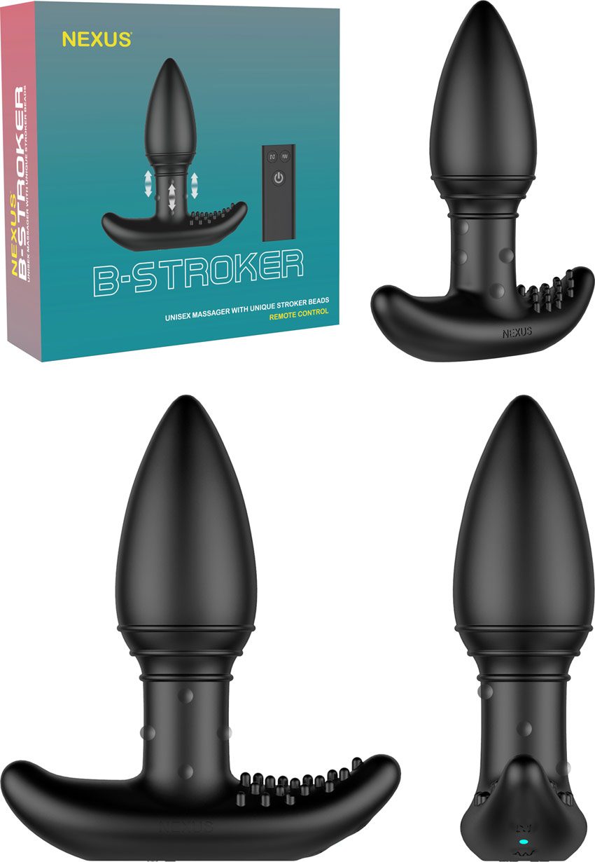 Nexus B-Stroker | Vibromasseur homme/femme avec billes stimulantes