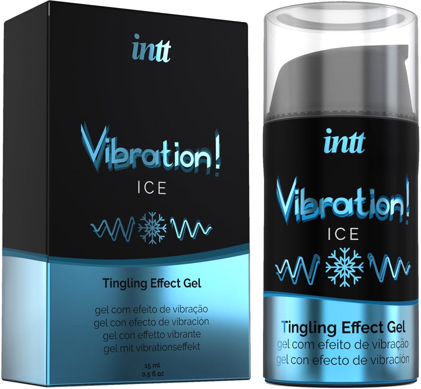 Intt Vibration! Ice | Intimgel mit Minze und vibrierenden Effekt | 15 ml