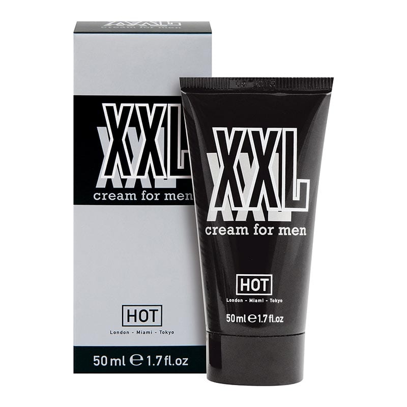 HOT XXL | Crème de masturbation aux extraits de ginkgo et de jojoba