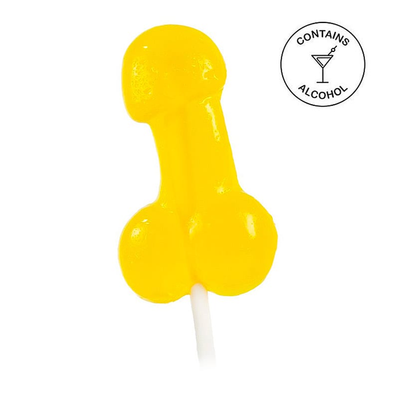 Secret play Lollipop | Sucette jaune en forme de pénis | Piña Colada