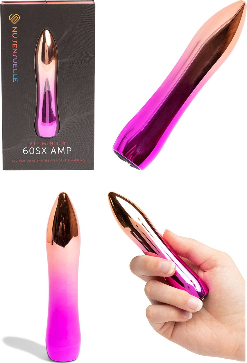 Nu Sensuelle 60SX AMP | Vibromasseur de type bullet en aluminium