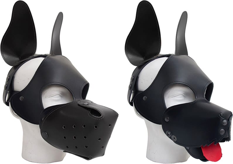 Mister B Shaggy Dog Hood | Masque de chien bondage avec muselière