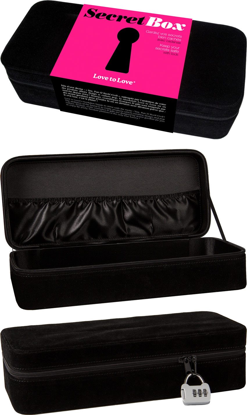 Love to Love Secret Love Box | Boîte de rangement pour vos sextoys