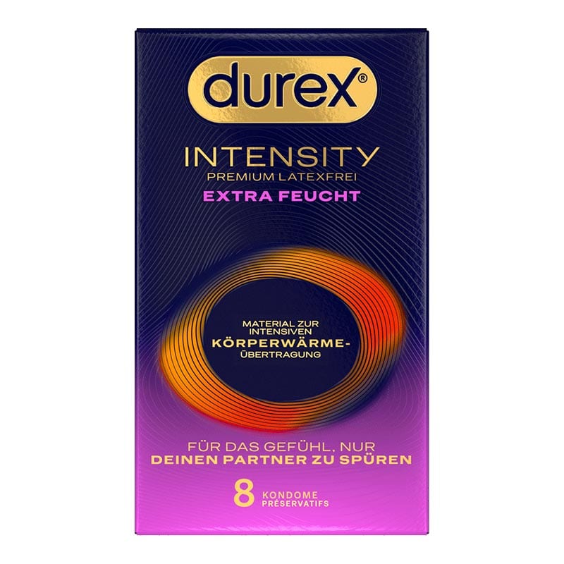 Durex Intensity | Ultra-dünnes & extra-feuchtes Kondom | 8 Stück
