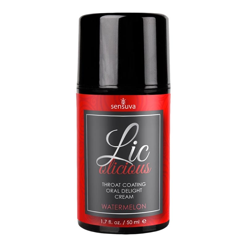 Sensuva Lic-O-Licious | Crème aromatisée pour fellation | Pastèque