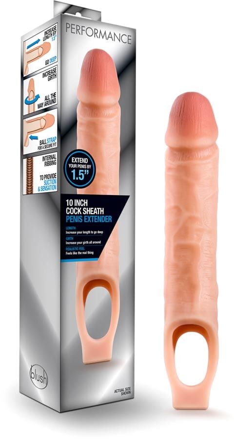 Blush Performance 10" | Hülle zur Vergrösserung des Penis | 18 cm