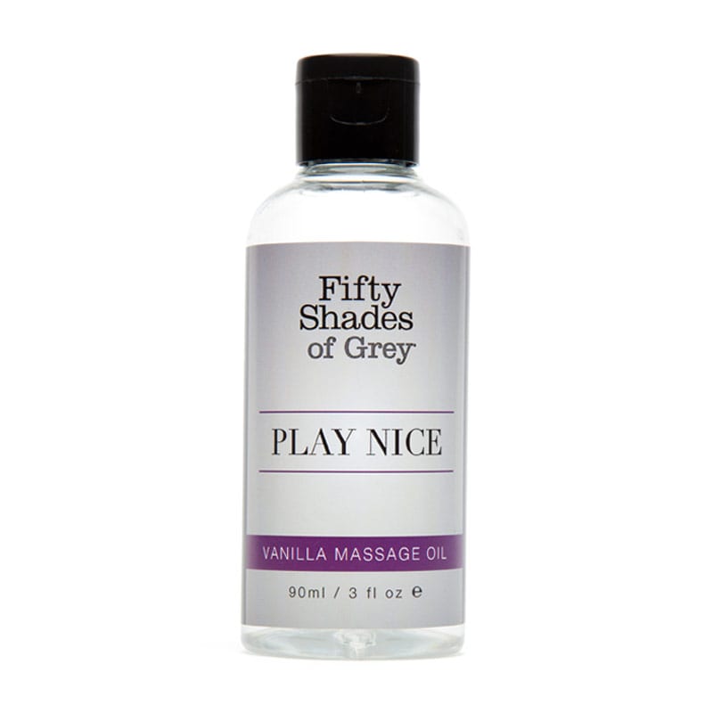 Fifty Shades of Grey | Huile de massage Play Nice | Senteur vanille