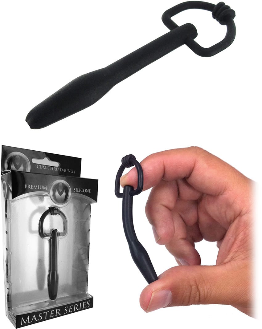 Hohler Harnröhren-Plug aus Silikon - 9 mm