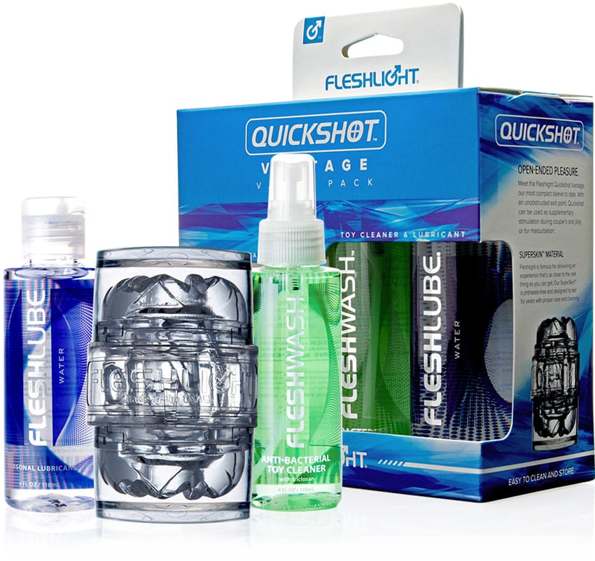 Fleshlight QuickShot Vantage | Value Pack | Masturbateur + accessoires