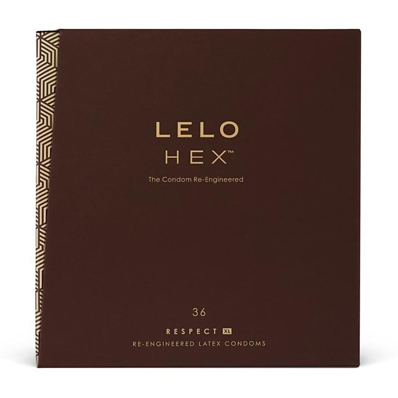 LELO HEX Respect XL | Préservatif de grande taille | Ultra fin
