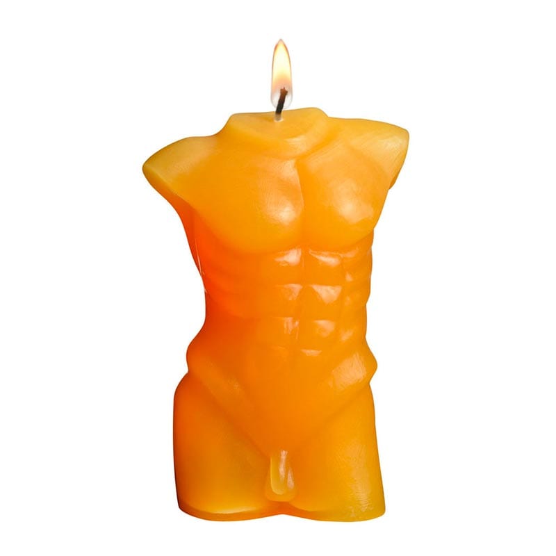 Lacire Gold Torso Form IV | Bougie BDSM en forme de torse masculin
