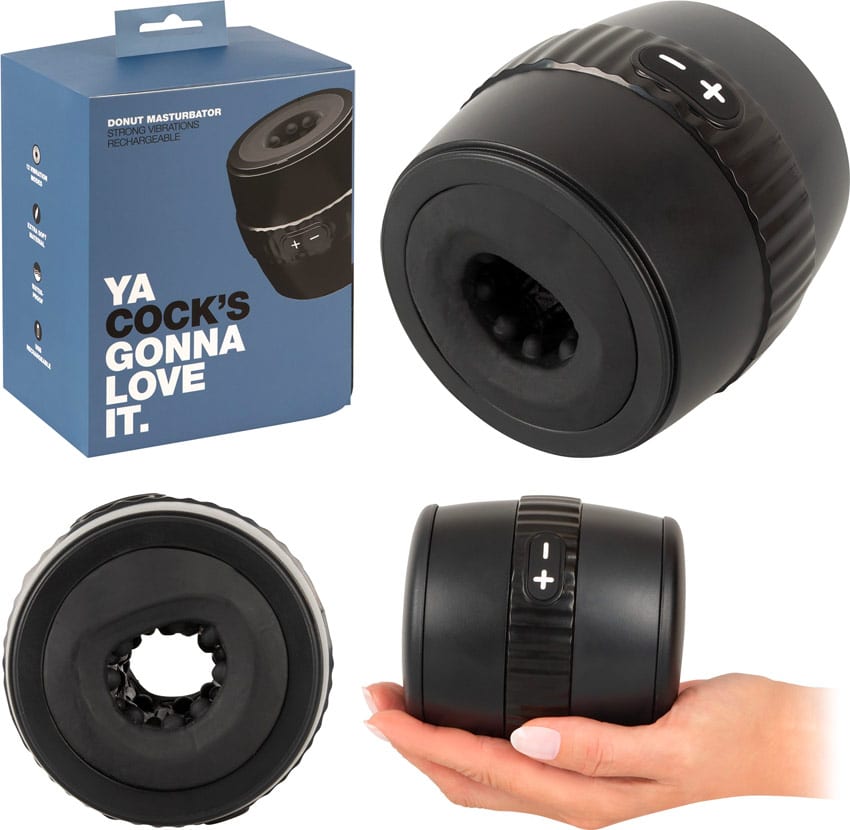 You2Toys Donut | Eleganter, vibrierender Masturbator für Männer