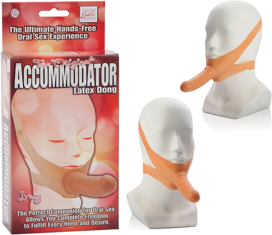 The Accommodator Latexdildo für Oralsex